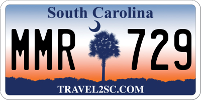 SC license plate MMR729
