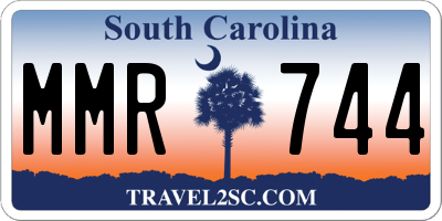 SC license plate MMR744