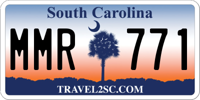 SC license plate MMR771