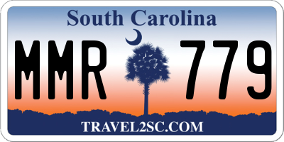 SC license plate MMR779