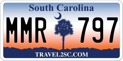 SC license plate MMR797