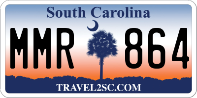 SC license plate MMR864
