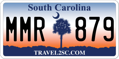 SC license plate MMR879