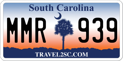 SC license plate MMR939