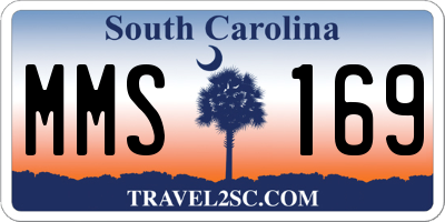 SC license plate MMS169