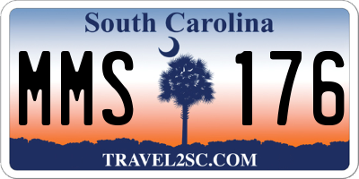SC license plate MMS176