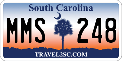SC license plate MMS248