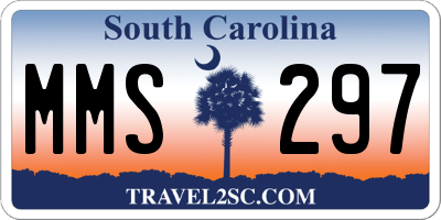 SC license plate MMS297
