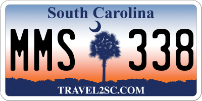 SC license plate MMS338