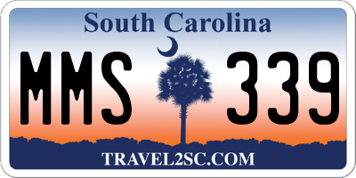 SC license plate MMS339