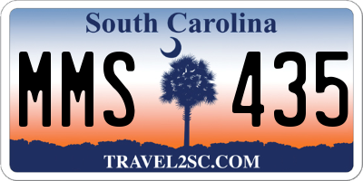 SC license plate MMS435
