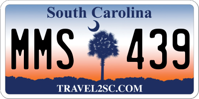 SC license plate MMS439