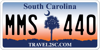 SC license plate MMS440