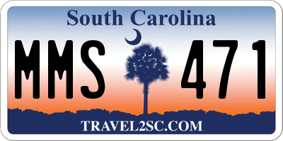 SC license plate MMS471