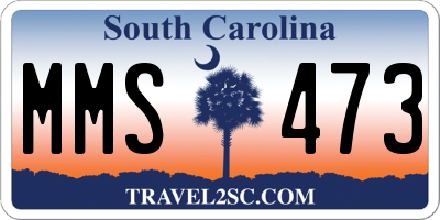 SC license plate MMS473