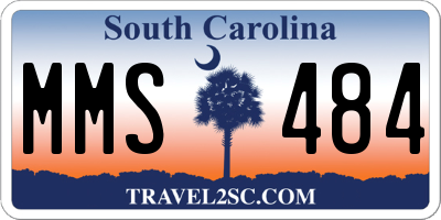 SC license plate MMS484