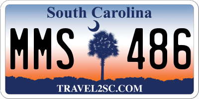 SC license plate MMS486