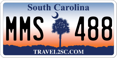 SC license plate MMS488
