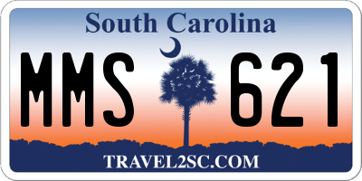 SC license plate MMS621