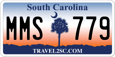 SC license plate MMS779