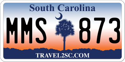 SC license plate MMS873