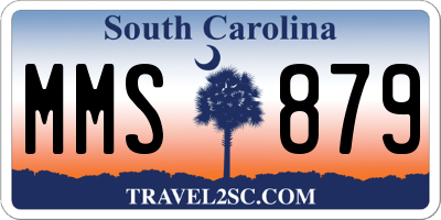 SC license plate MMS879