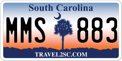 SC license plate MMS883