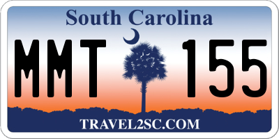 SC license plate MMT155