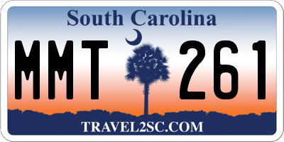 SC license plate MMT261