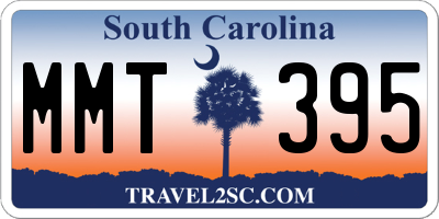 SC license plate MMT395