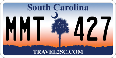 SC license plate MMT427