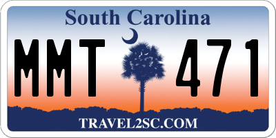 SC license plate MMT471