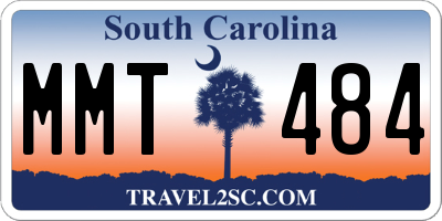 SC license plate MMT484