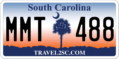 SC license plate MMT488