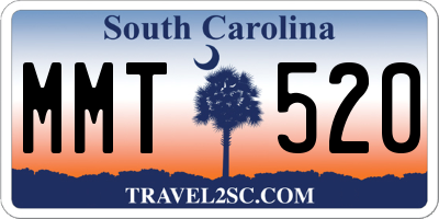 SC license plate MMT520
