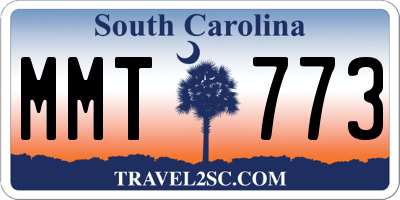 SC license plate MMT773