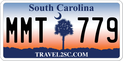 SC license plate MMT779