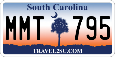 SC license plate MMT795