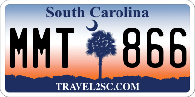 SC license plate MMT866