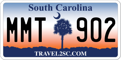 SC license plate MMT902