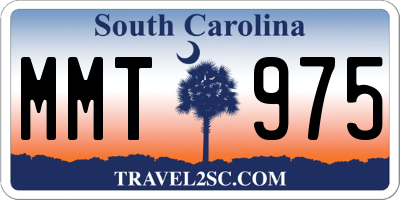 SC license plate MMT975