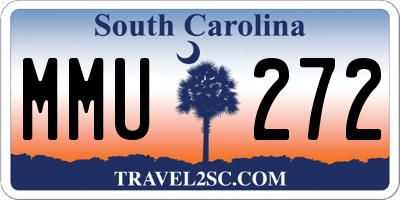 SC license plate MMU272