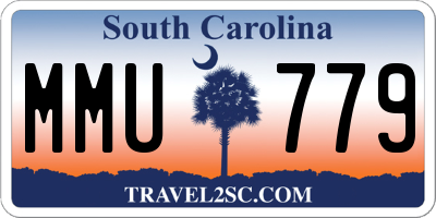 SC license plate MMU779