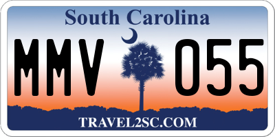 SC license plate MMV055
