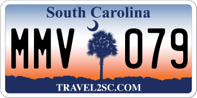SC license plate MMV079