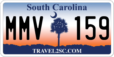 SC license plate MMV159