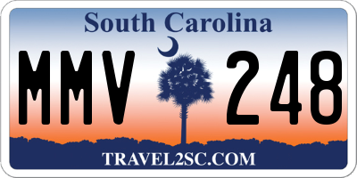 SC license plate MMV248