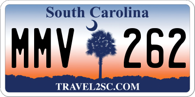 SC license plate MMV262