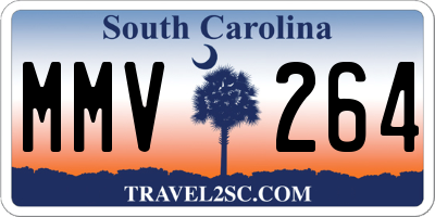 SC license plate MMV264
