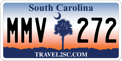 SC license plate MMV272